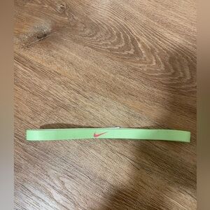 Nike green and pink thin headband​​​​​​